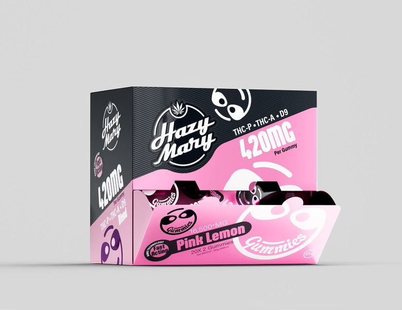 HAZY MARY THC-P + D9 BLEND GUMMIES 420MG PER GUMMY (2CT PER PACK | 20CT DISPLAY)