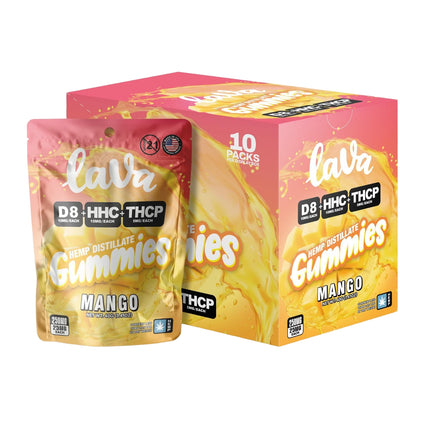 LAVA GUMMIES 250MG THC-P + HHC (10CT BAG)