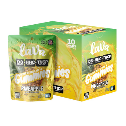 LAVA GUMMIES 250MG THC-P + HHC (10CT BAG)