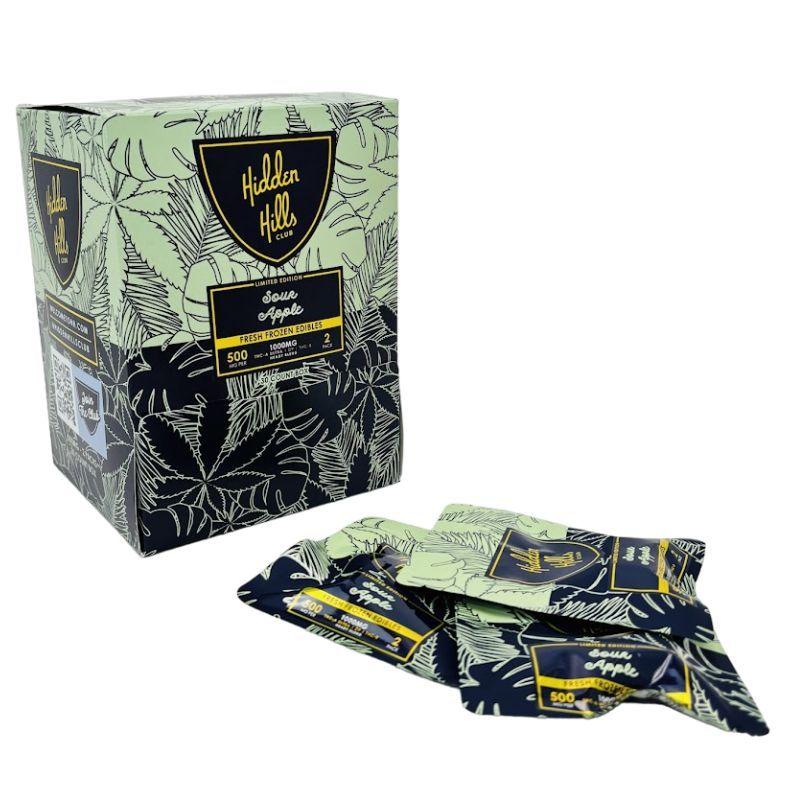HIDDEN HILLS LIMITED EDITION HEADY BLEND (THC-A ULTRA | D9 | THC-B) GUMMIES (2PC / PACK / 500MG / GUMMY)