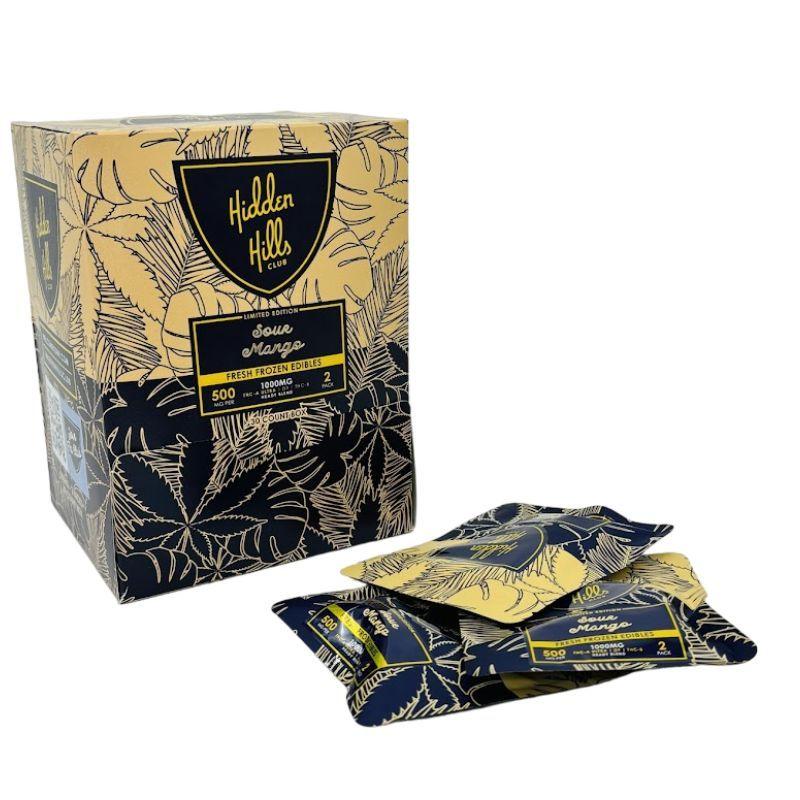 HIDDEN HILLS LIMITED EDITION HEADY BLEND (THC-A ULTRA | D9 | THC-B) GUMMIES (2PC / PACK / 500MG / GUMMY) D9 | THC-B) GUMMIES (2PC / PACK / 500MG / GUMMY) | SOUR MANGO 643781878934