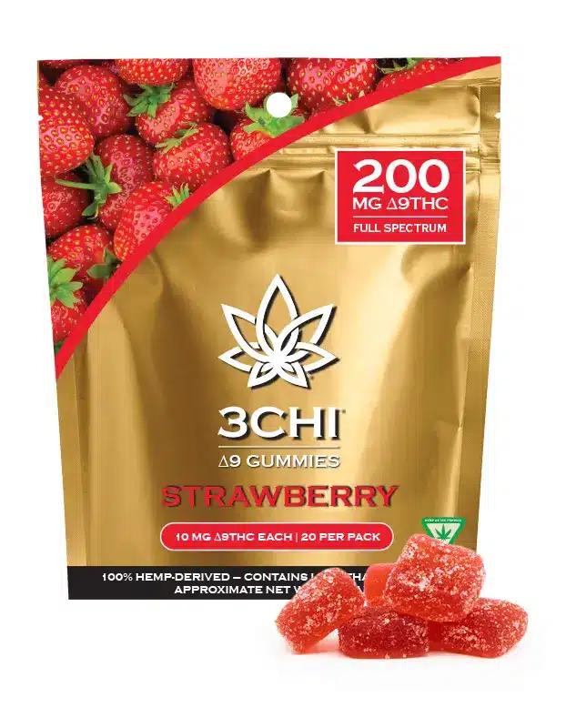 3CHI DELTA-9 THC GUMMIES FULL SPECTRUM 200MG/PACK 10MG/GUMMY