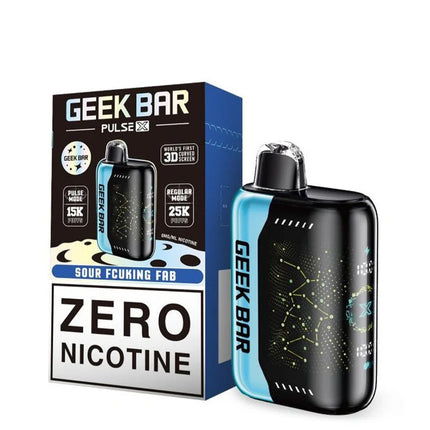 GEEK BAR PULSE X 25K PUFFS 0% NIC CURVED 3D SCREEN DISPOSABLE (5CT DISPLAY)