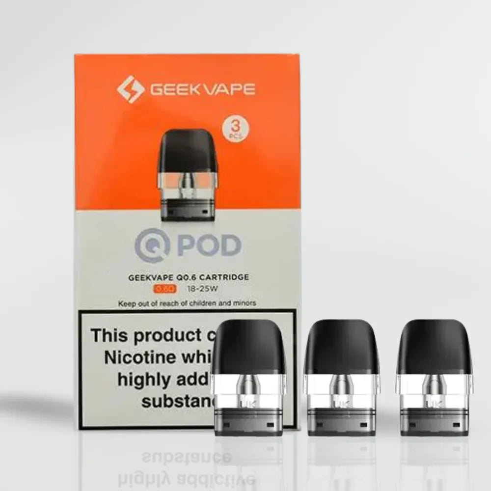 GEEKVAPE Q CARTRIDGE 2ML 0.6OHM (3/PACK) SIDE FILL
