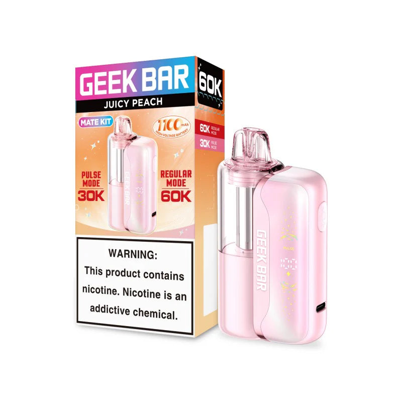 GEEK BAR MATE KIT 60000 PUFFS (5CT DISPLAY) | JUICY PEACH