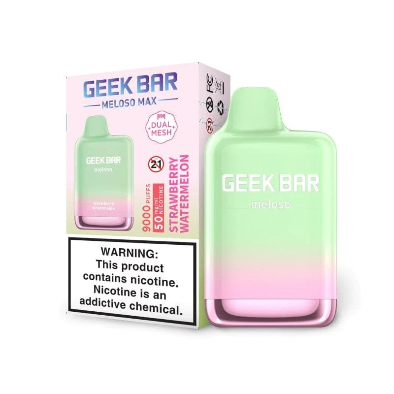 GEEK BAR MELOSO MAX 9000 5% DISPOSABLE 5CT DISPLAY