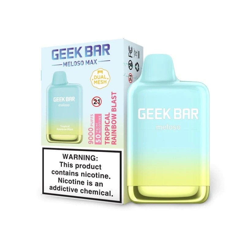 GEEK BAR MELOSO MAX 9000 5% DISPOSABLE 5CT DISPLAY