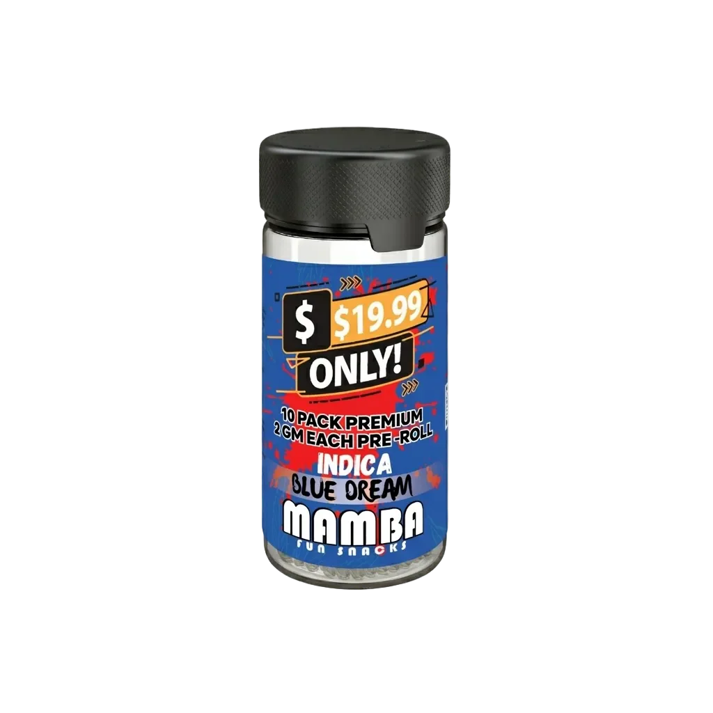 MAMBA 10 GRAM PRE ROLL JAR (10CT JAR)