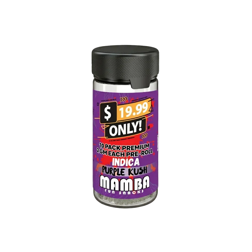 MAMBA 10 GRAM PRE ROLL JAR (10CT JAR)