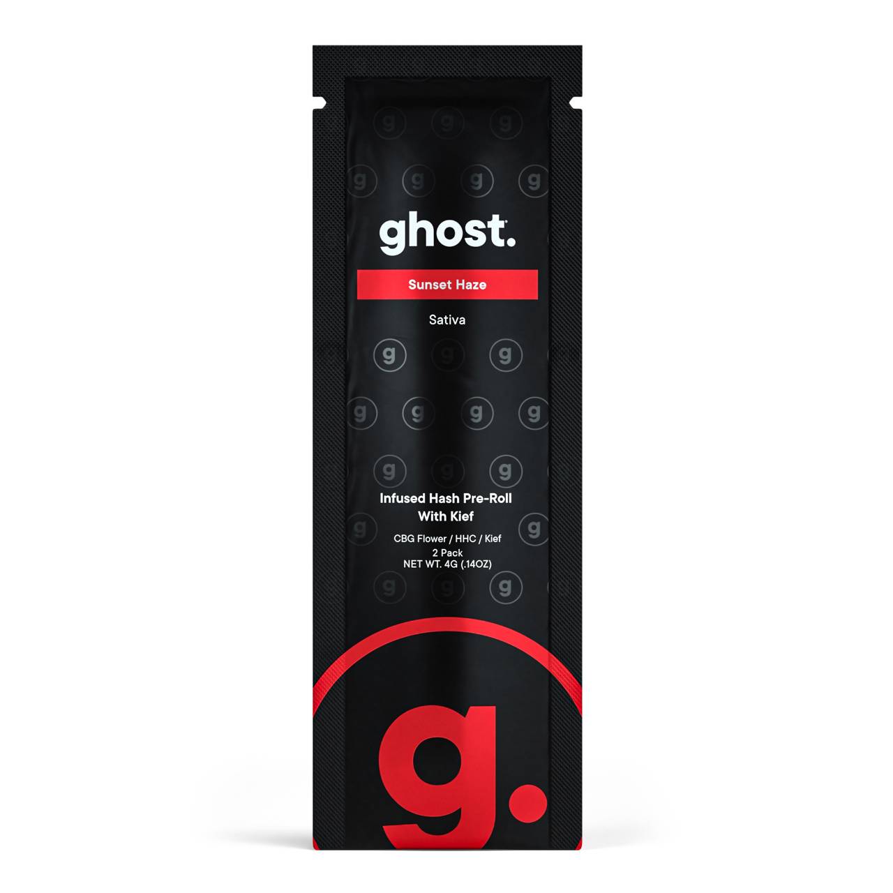 GHOST 4G HHC KIEF INFUSED HASH HOLE (2CT/PACK)