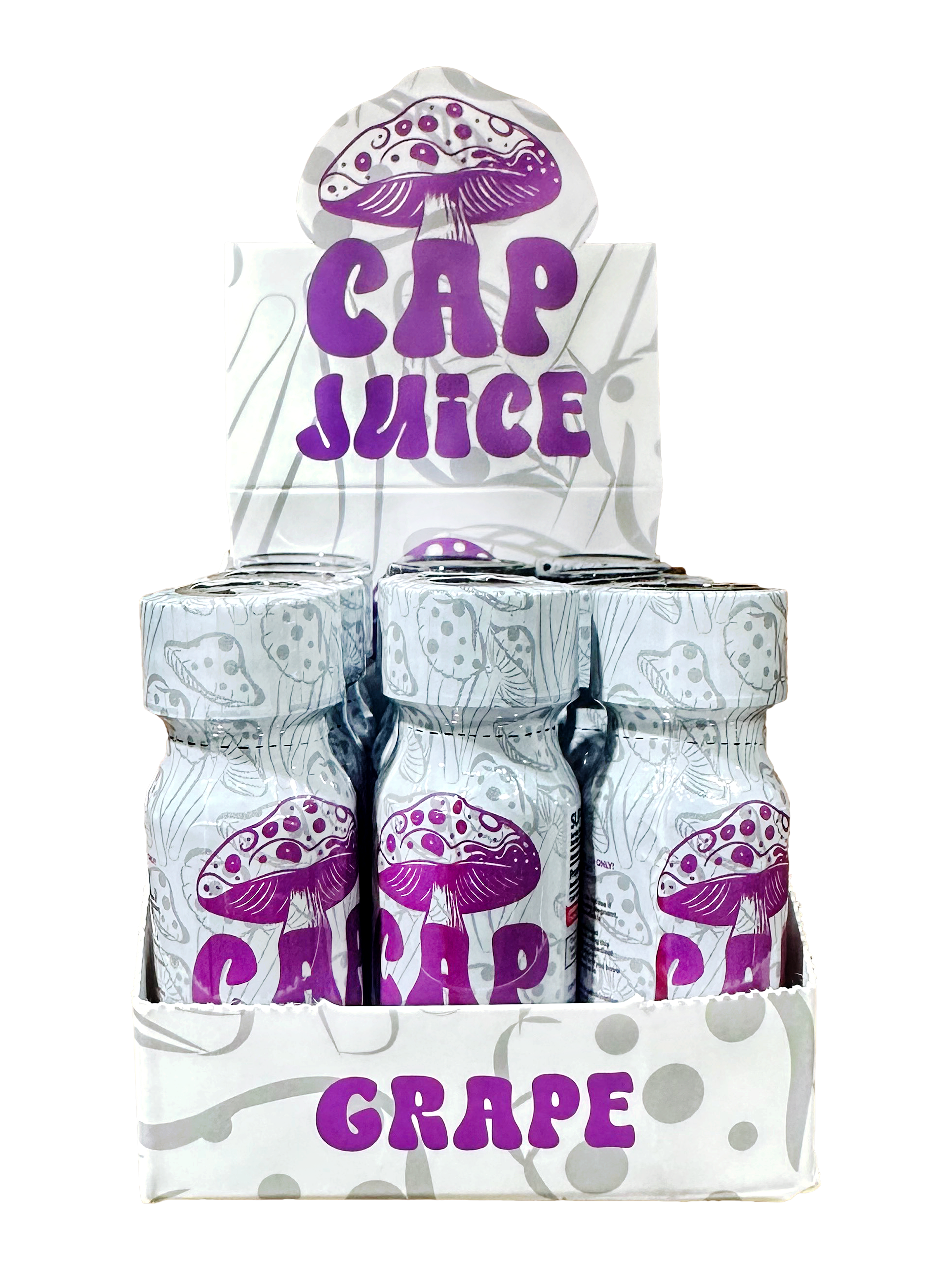CAP JUICE 15ML MUSHROOM SHOT (12CT/DISPLAY)