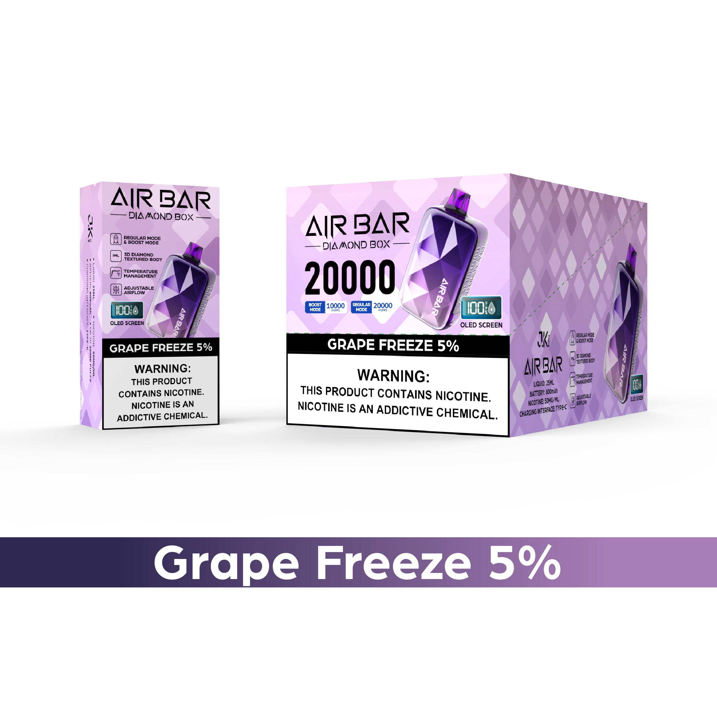 AIR BAR DIAMOND BOX 20000 PUFFS DISPOSABLE (10CT/DISPLAY) Rising Wholesale Inc. AIR BAR DIAMOND BOX 20000 PUFFS DISPOSABLE (10CT/DISPLAY) Rising Wholesale Inc.