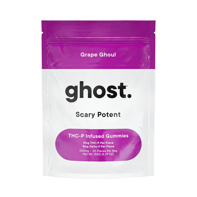 GHOST 200MG THC-P INFUSED GUMMIES (20CT/BAG, 4000MG/BAG)