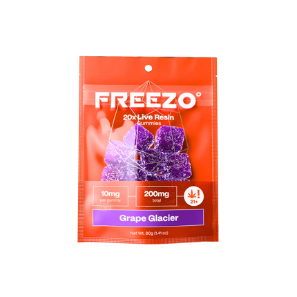 FREEZO 10MG LIVE RESIN GUMMIES (20CT/BAG, 200MG/BAG)