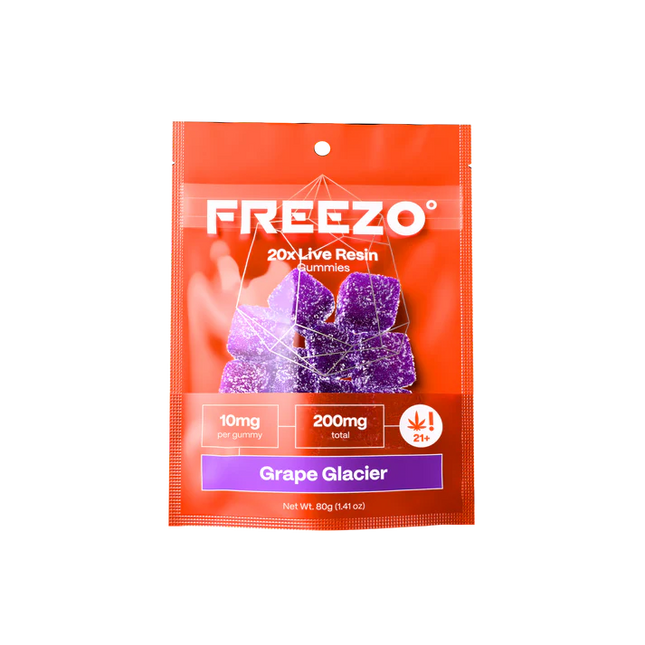 FREEZO 10MG LIVE RESIN GUMMIES (20CT/BAG, 200MG/BAG)