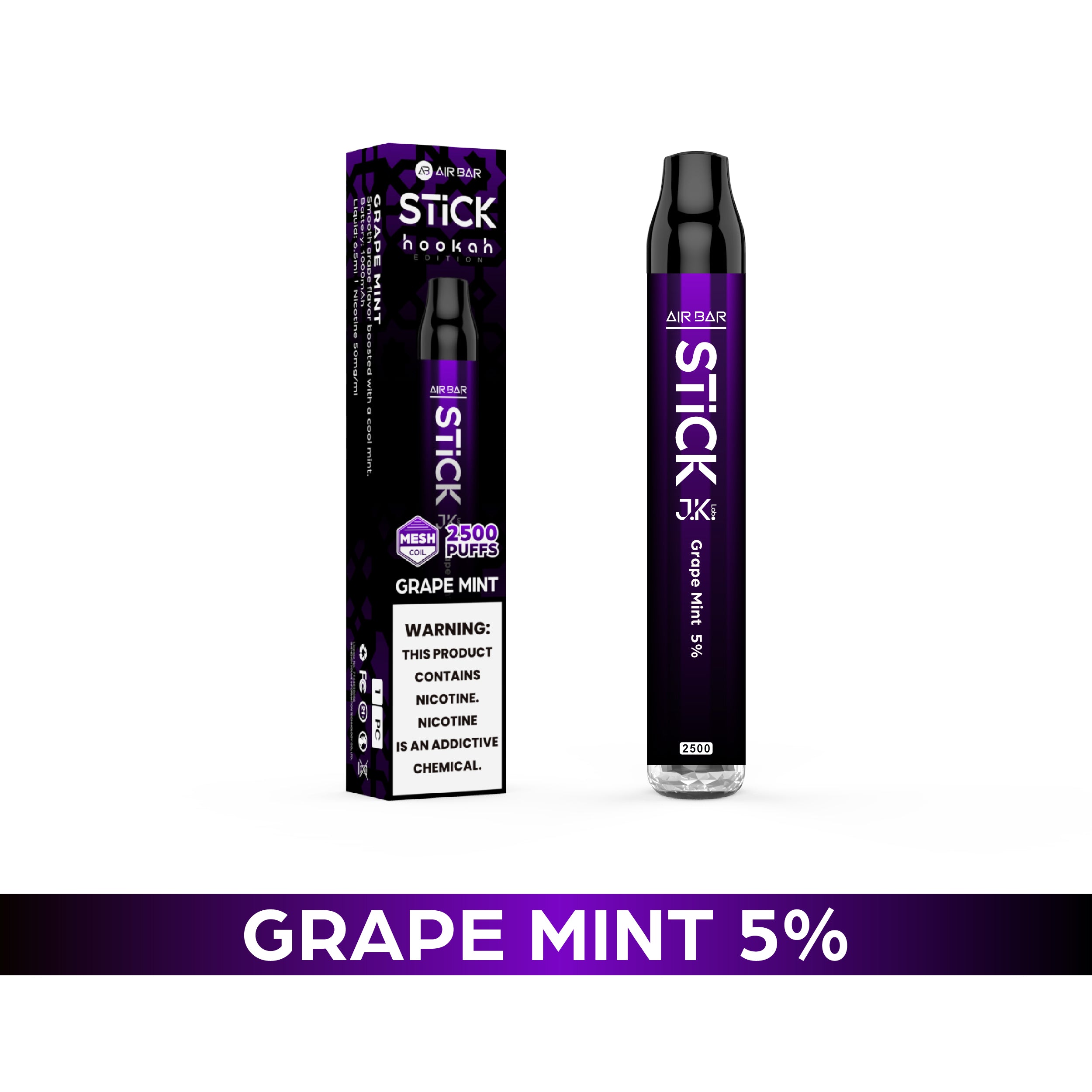 AIR BAR STICK 2500 PUFFS