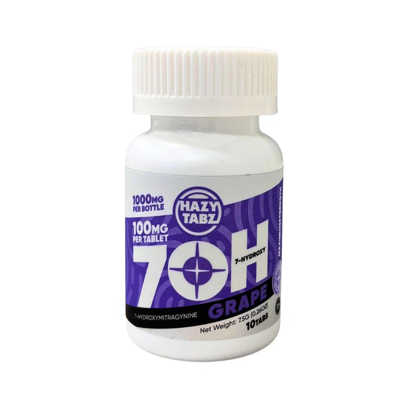 HAZY TABZ 7OH 100MG PER TAB (10CT JAR)