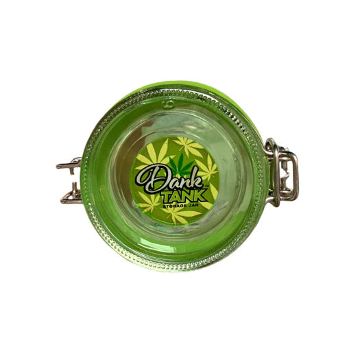 DANK TANK GREEN LEAF JAR 1/8 OZ SMALL JAR (ITEM 2699)