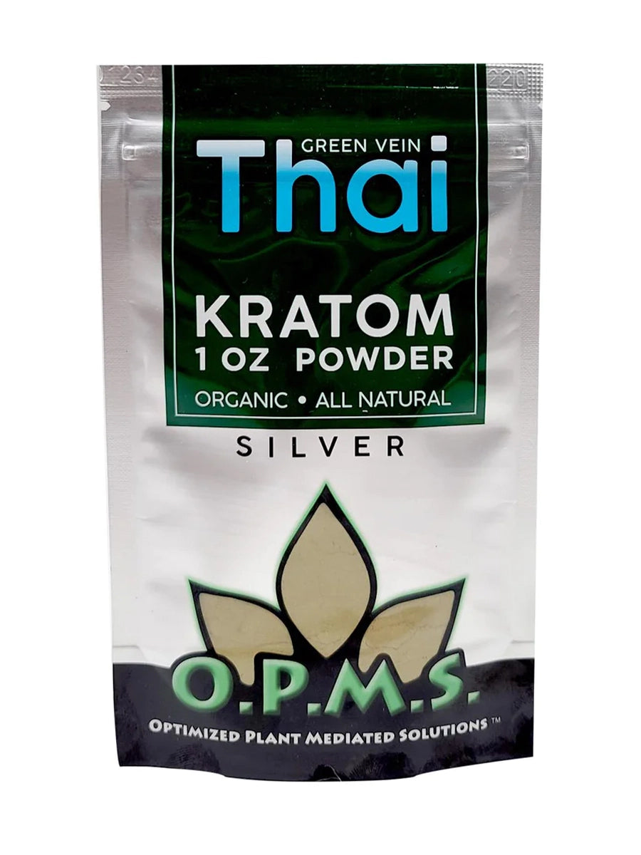OPMS SILVER KRATOM 1OZ POWDER