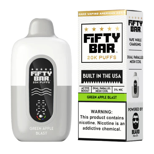 FIFTY BAR V2 20K PUFFS DISPOSABLE (5CT DISPLAY)