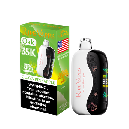 RIPE VAPES OAK 35K DISPOSABLE VAPE (5CT DISPLAY)