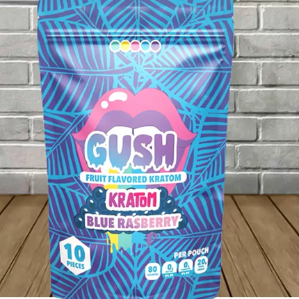 GUSH FRUIT FLAVORED KRATOM GUMMY 20MG PER GUMMY (10PC/BAG)