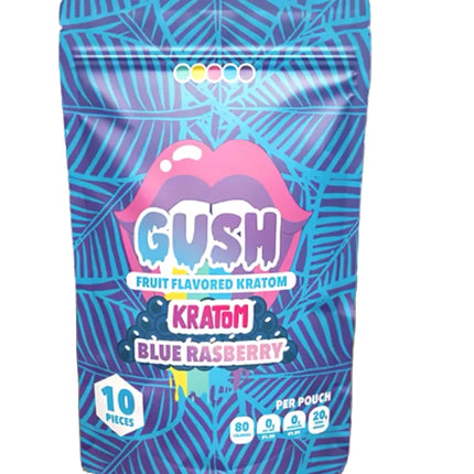 GUSH FRUIT FLAVORED KRATOM GUMMY 20MG PER GUMMY (10PC/BAG)