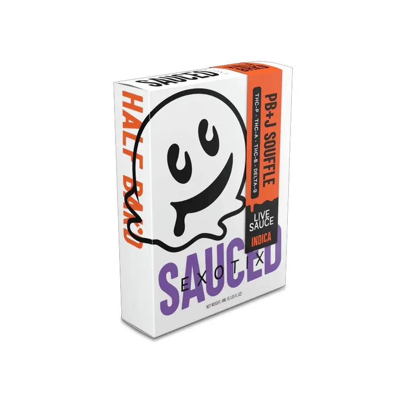 HALF BAK'D 4G DISPOSABLE SAUCE'D EXOTIC (THC-P, THC-A, THC-B. DELTA-9)