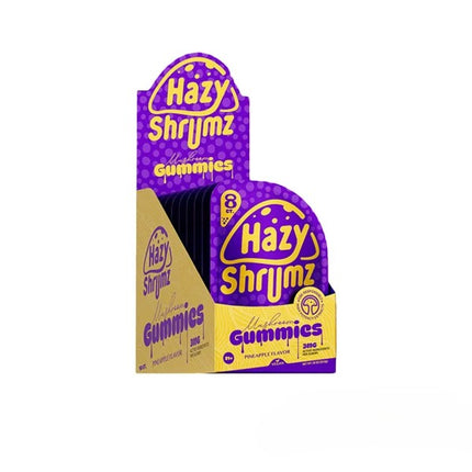HAZY SHRUMZ MUSHROOM GUMMIES 8CT BAG