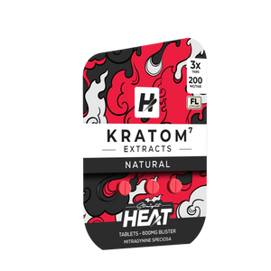 STRAIGHT HEAT KRATOM EXTRACTS 200MG CHEWABLE TABLETS (3CT PACK)
