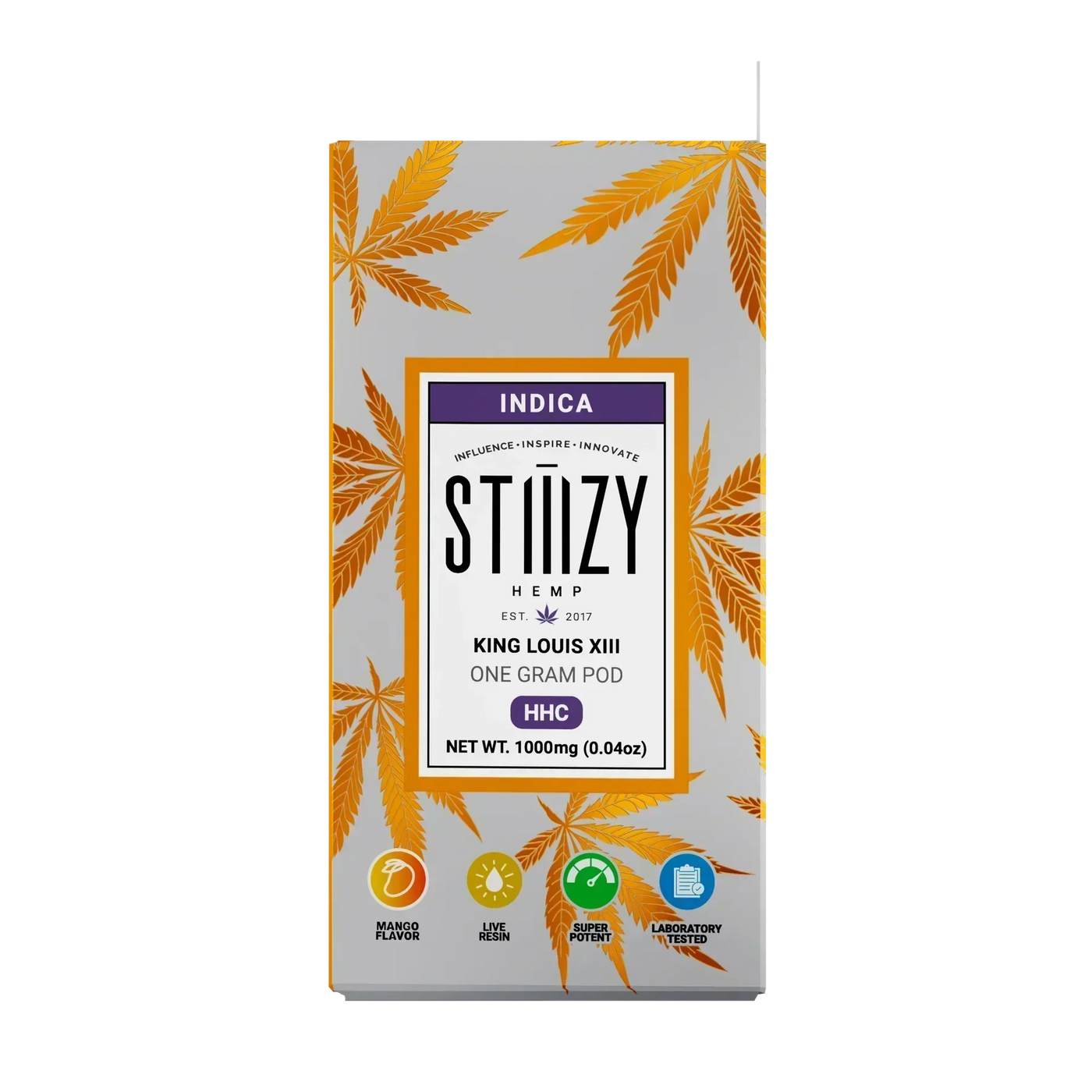 STIIIZY - HEMP 1G POD HHC - KING LOUIS XIII - DELTA