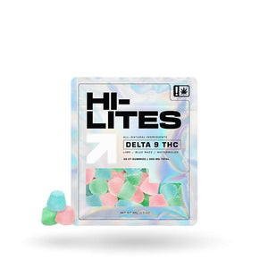 HI-LITES DELTA 9 THC 30CT GUMMIES 300MG BAG - MIX FLAVORS