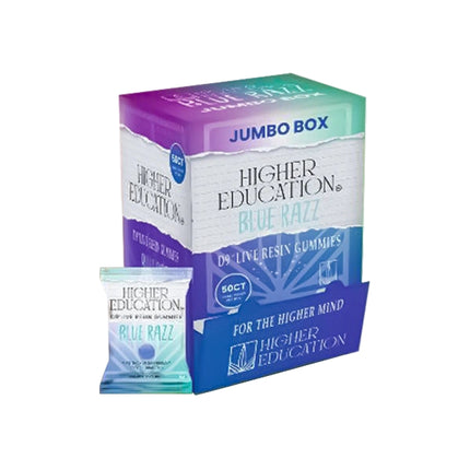 HIGHER EDUCATION 1500MG D9 LIVE RESIN GUMMY BOX (50CT DISPLAY)