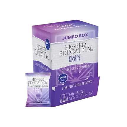 HIGHER EDUCATION 1500MG D9 LIVE RESIN GUMMY BOX (50CT DISPLAY)