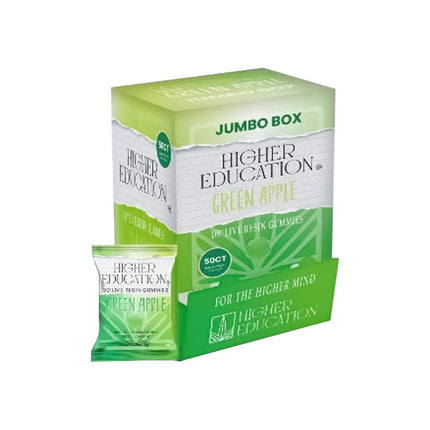 HIGHER EDUCATION 1500MG D9 LIVE RESIN GUMMY BOX (50CT DISPLAY)
