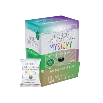 HIGHER EDUCATION 1500MG D9 LIVE RESIN GUMMY BOX (50CT DISPLAY)