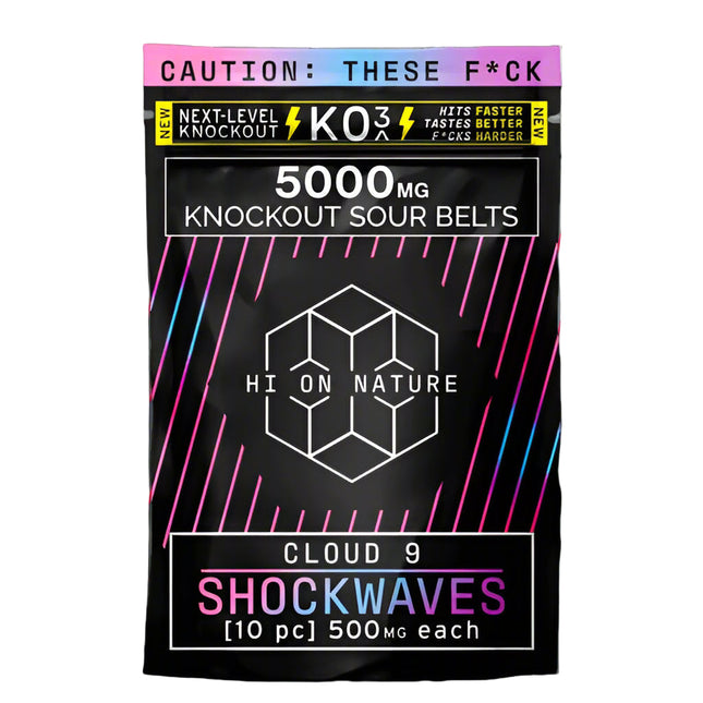 HI ON NATURE 5000MG GUMMIES 10CT HI ON NATURE 5000MG KO3 BLEND GUMMIES 10CT - CLOUD 9 860003843567