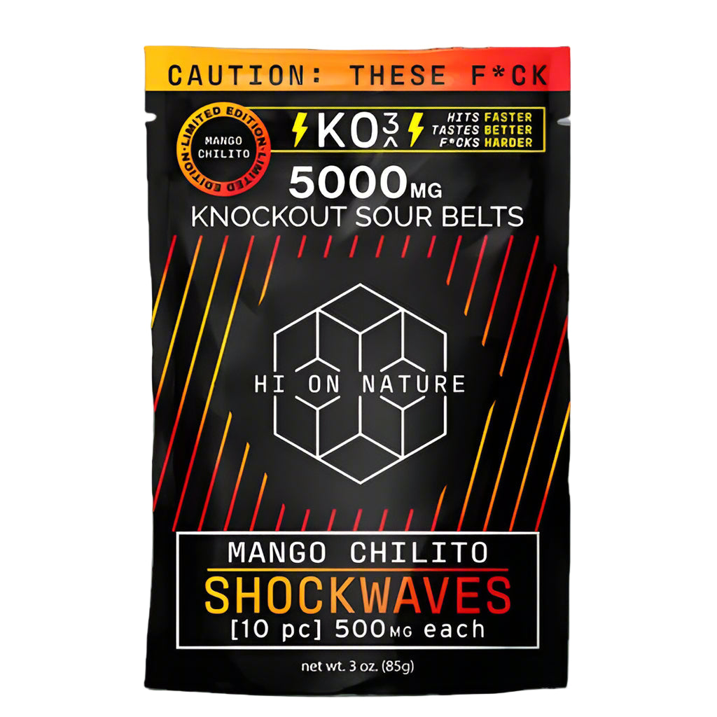 HI ON NATURE 5000MG GUMMIES 10CT HI ON NATURE 5000MG KO3 BLEND GUMMIES 10CT - MANGO CHILITO 860003843598