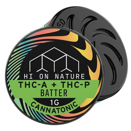 HI ON NATURE THC-A + THC-P 1G BATTER CANNATONIC 860003844304