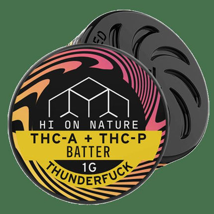 HI ON NATURE THC-A + THC-P 1G BATTER THUNDERFUCK 860003844298
