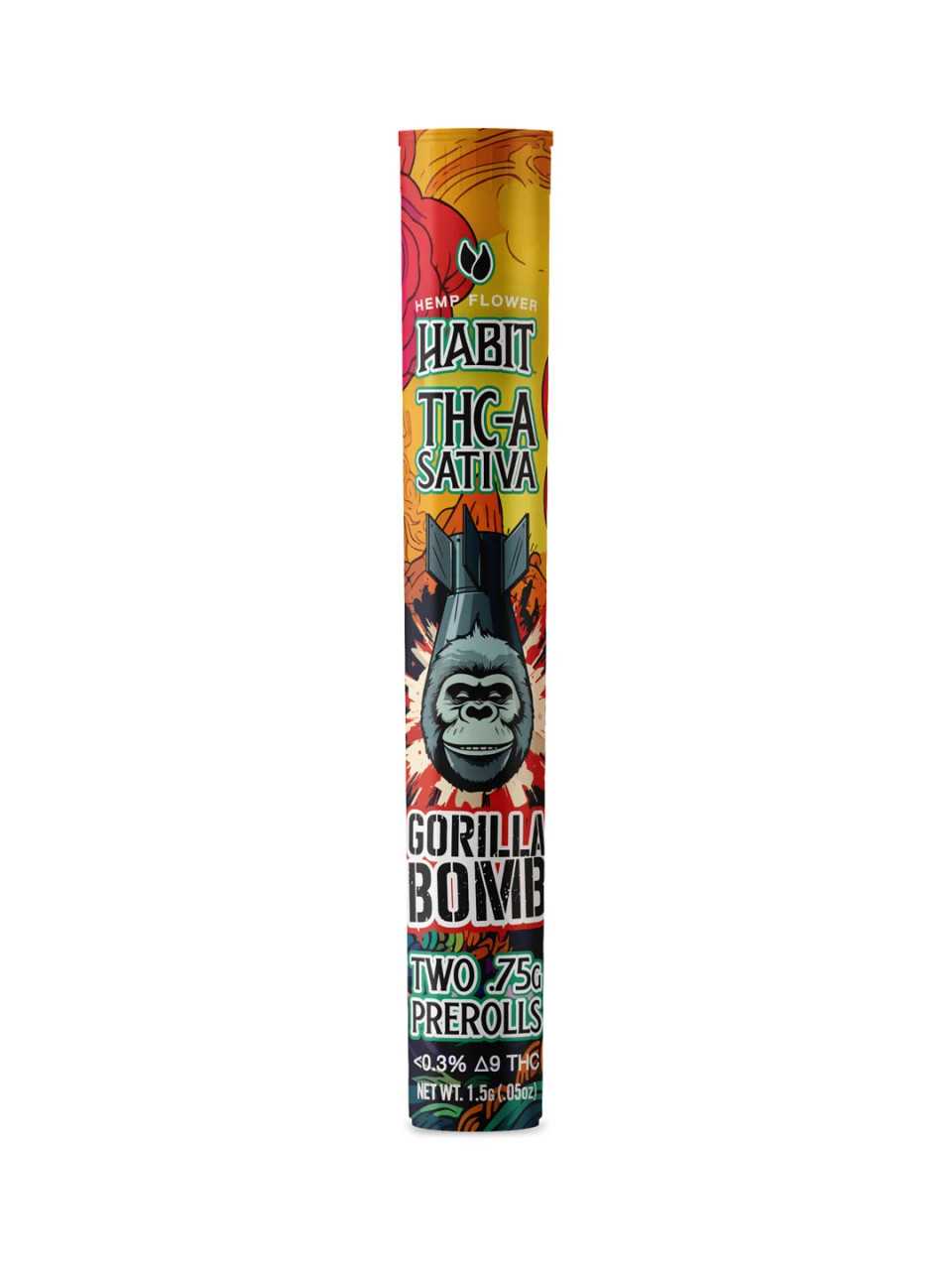 HABIT THC-A PRE-ROLL (2 X 0.75G PER PACK)