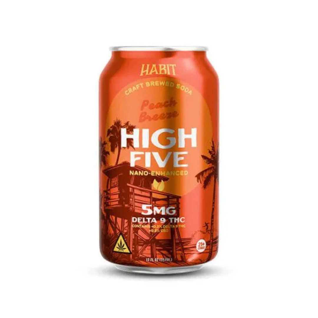 HABIT DELTA 9 HIGH FIVE SODA THC-P ENHANCED 5MG CRAFT BREWED (6CT PACK)
