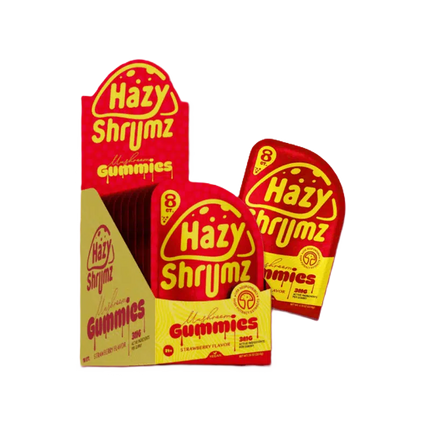 HAZY SHRUMZ MUSHROOM GUMMIES 8CT BAG