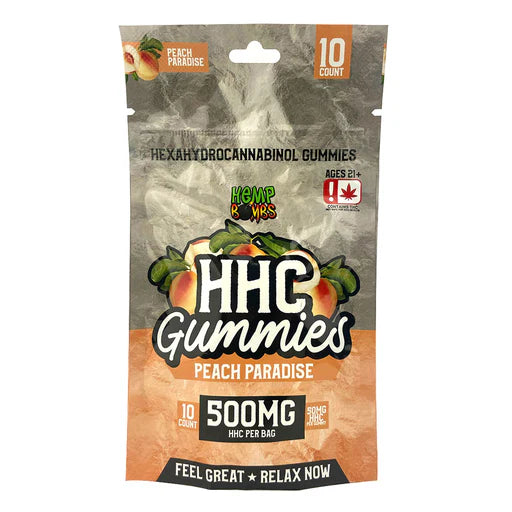 HEMP BOMBS HHC GUMMIES (10CT/BAG, 500MG/BAG)