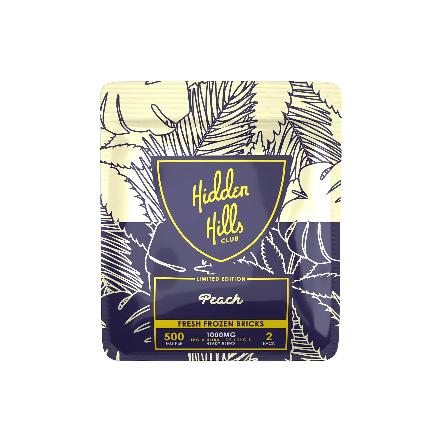 HIDDEN HILLS LIMITED EDITION HEADY BLEND (THC-A ULTRA | D9 | THC-B) GUMMIES (2PC / PACK / 500MG / GUMMY)