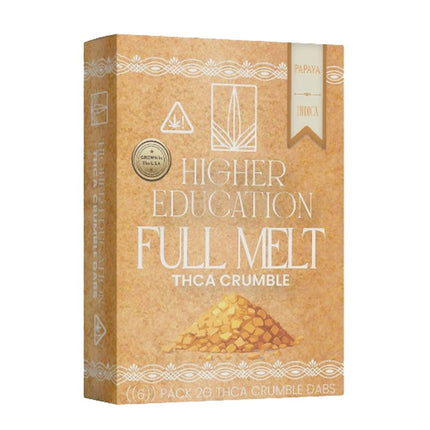 HIGHER EDUCATION 2G FULL MELT THCA CRUMBLE