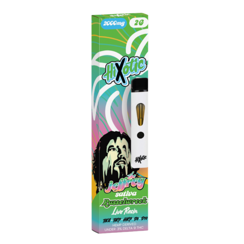 HIXOTIC THE JEFFREY (LIVE RESIN THC-A + THC-P + HHCP + D8 + D10) 2G CARTH
