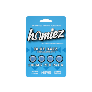HOMIEZ 7-HYDROXY 50MG TABLET (4CT / PACK)