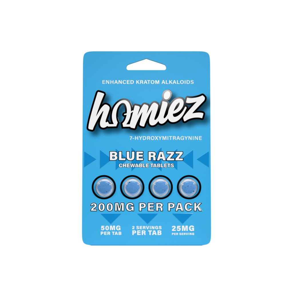 HOMIEZ 7-HYDROXY 50MG TABLET (4CT / PACK)