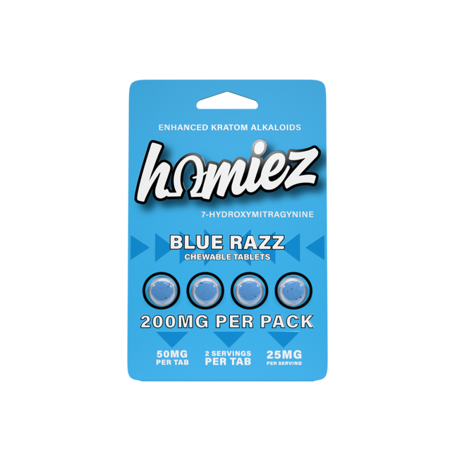 HOMIEZ 7-HYDROXY 50MG TABLET (4CT / PACK)